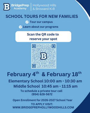 ⭐School Tours for New Families /  ⭐Visitas Escolares para Familias Nuevas